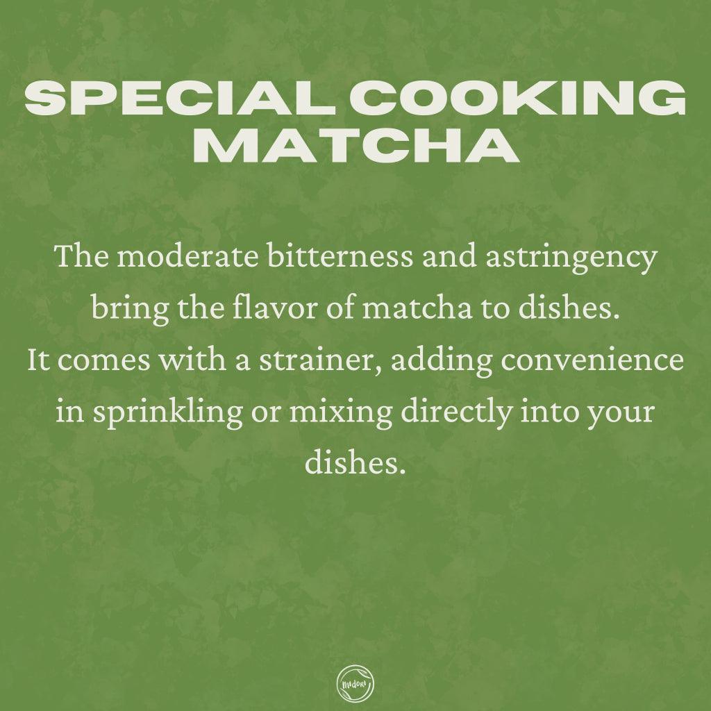 SPECIAL COOKING MATCHA by Marukyu Koyamaen - MIDORI MATCHA