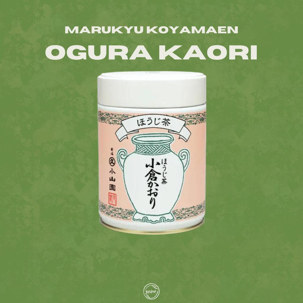 OGURA KAORI Hojicha from Marukyu Koyamaen - MIDORI MATCHA