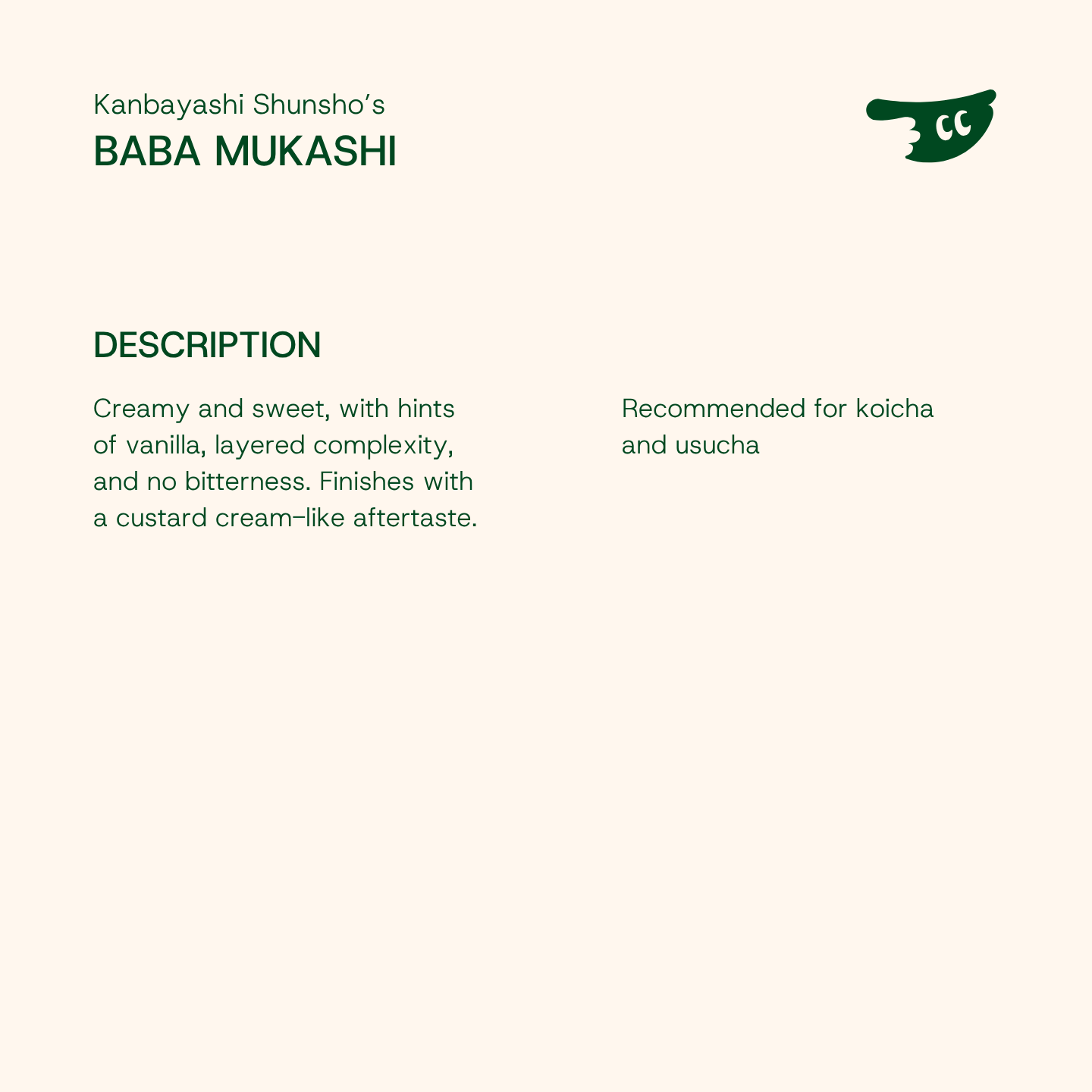 BABA MUKASHI by Kanbayashi Shunsho