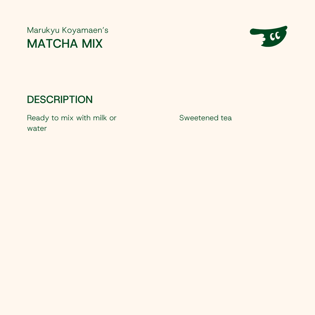 MATCHA MIX by Marukyu Koyamaen