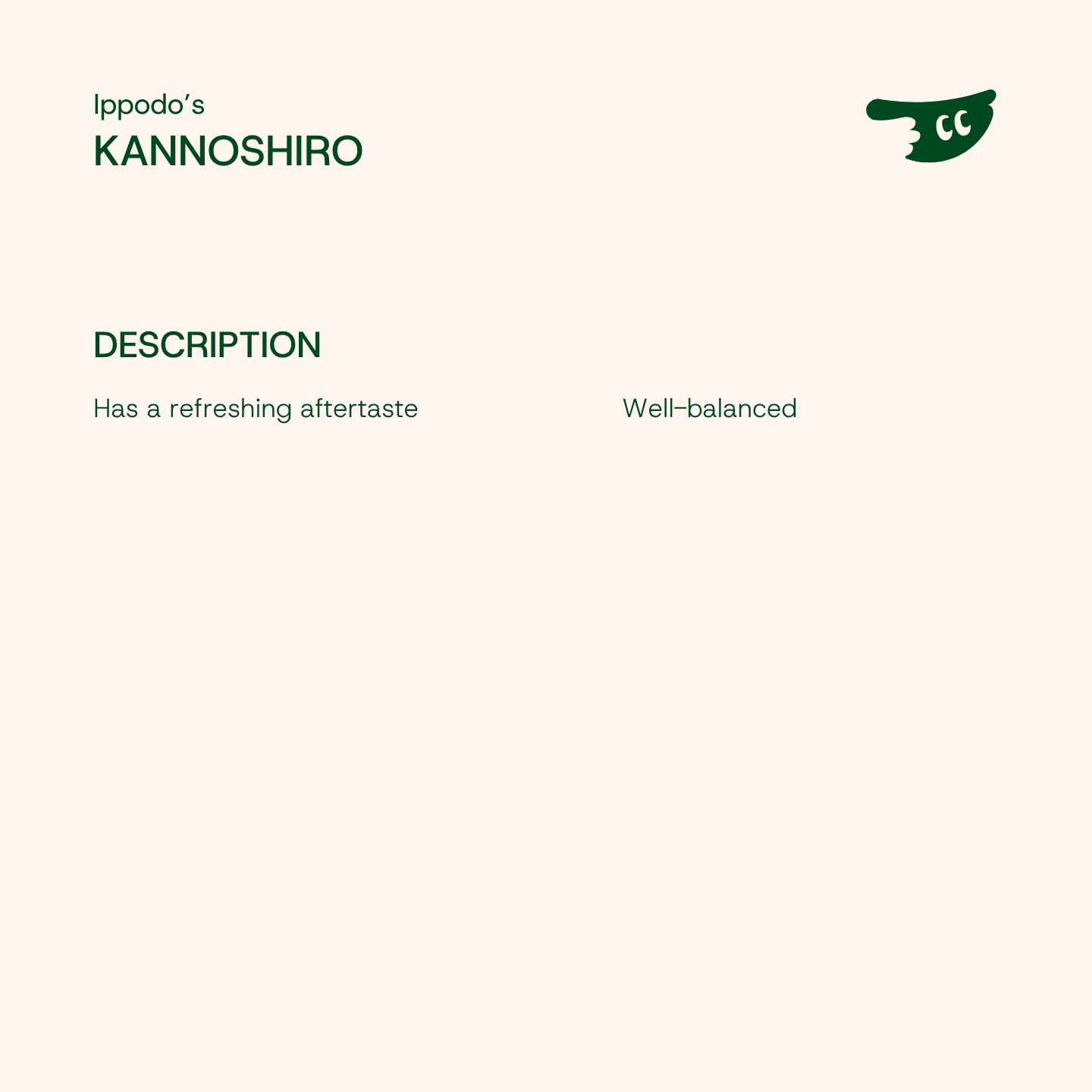 KANNOSHIRO by Ippodo