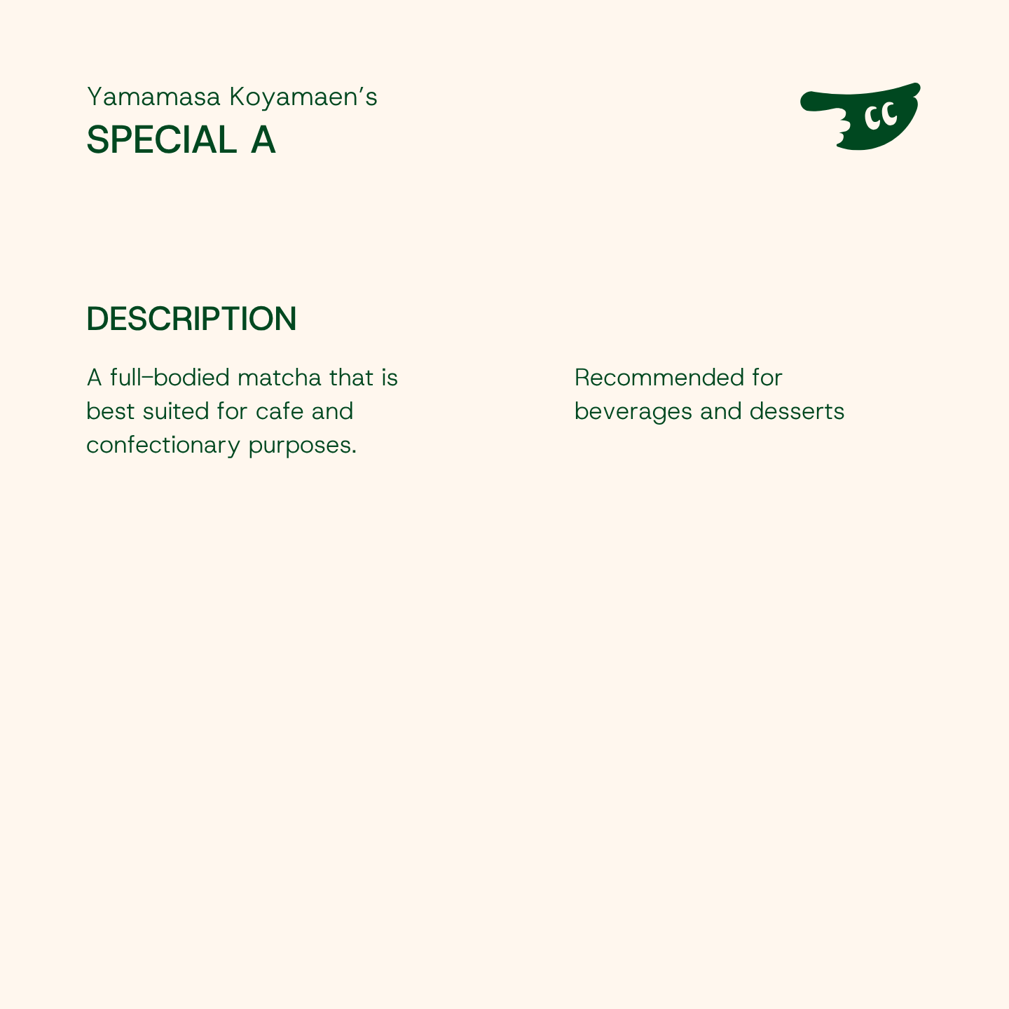 SPECIAL A by Yamamasa Koyamaen